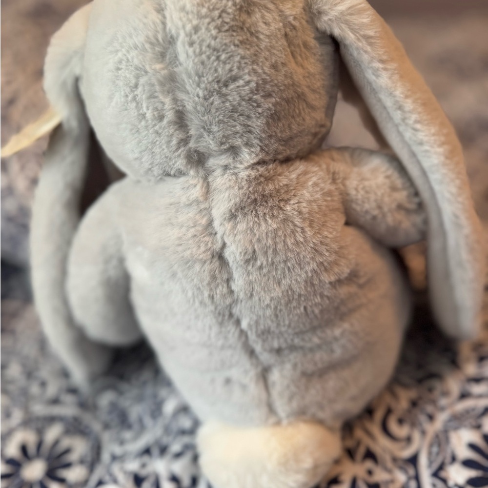 Bunnies by the Bay gray ‘Sweet Nibble’ Bunny plush NWT - Picture 11 of 15